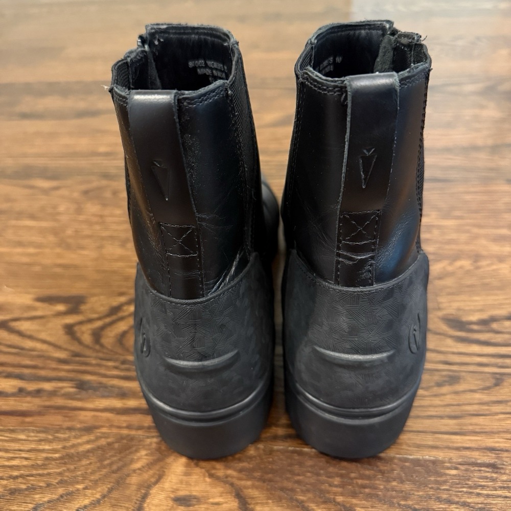 Kerrits Cascadia Waterproof Paddock Boots Sz 10 Black Leather Side Zip - Picture 4 of 7